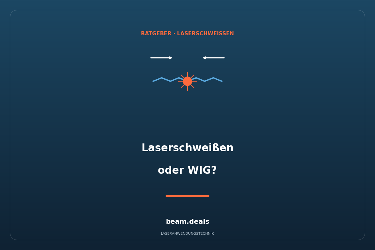 Laserschweißen vs. WIG-Schweißen – Vergleich und Kosten