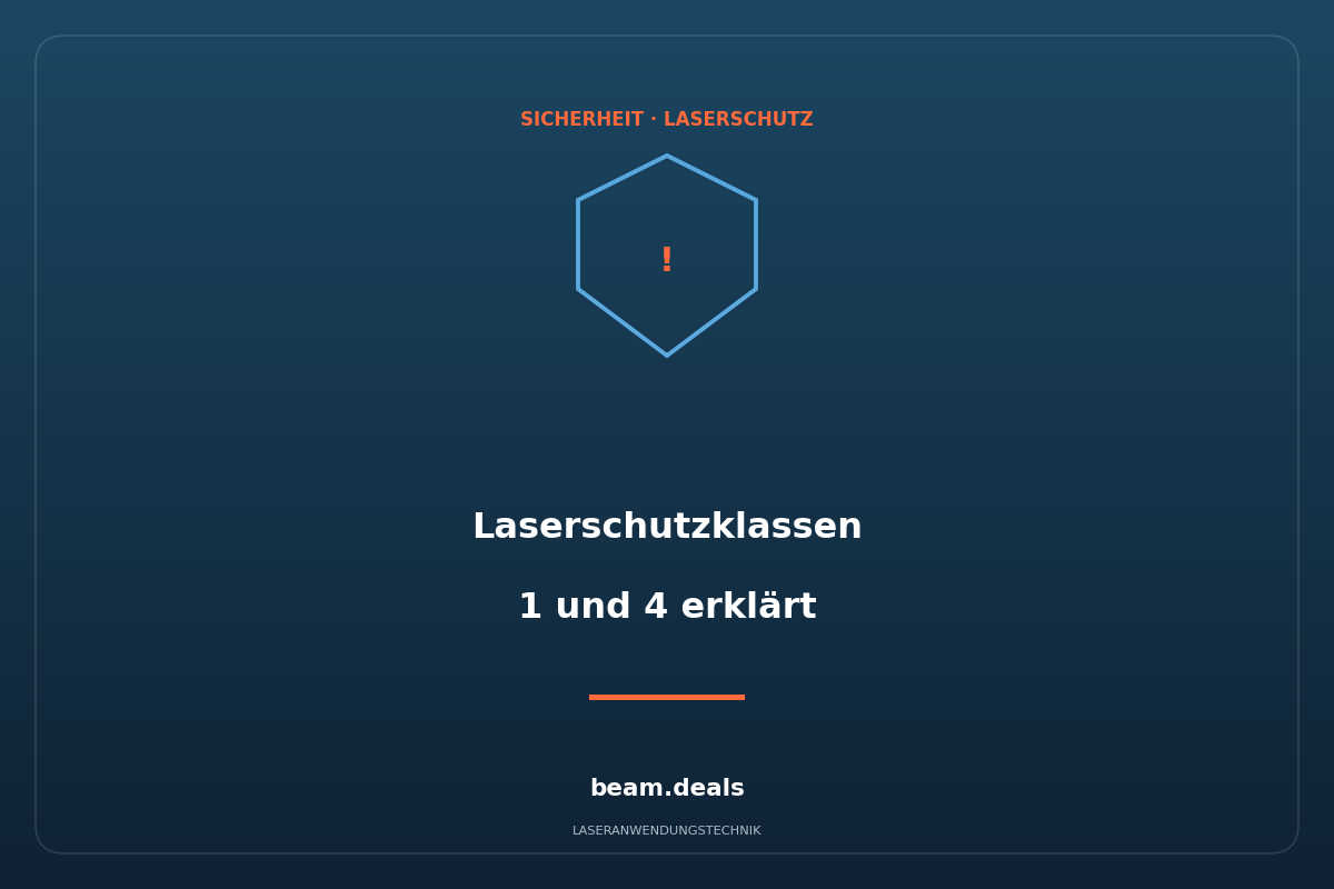 Laserschutzklassen 1 und 4 bei Faserlasern erklärt