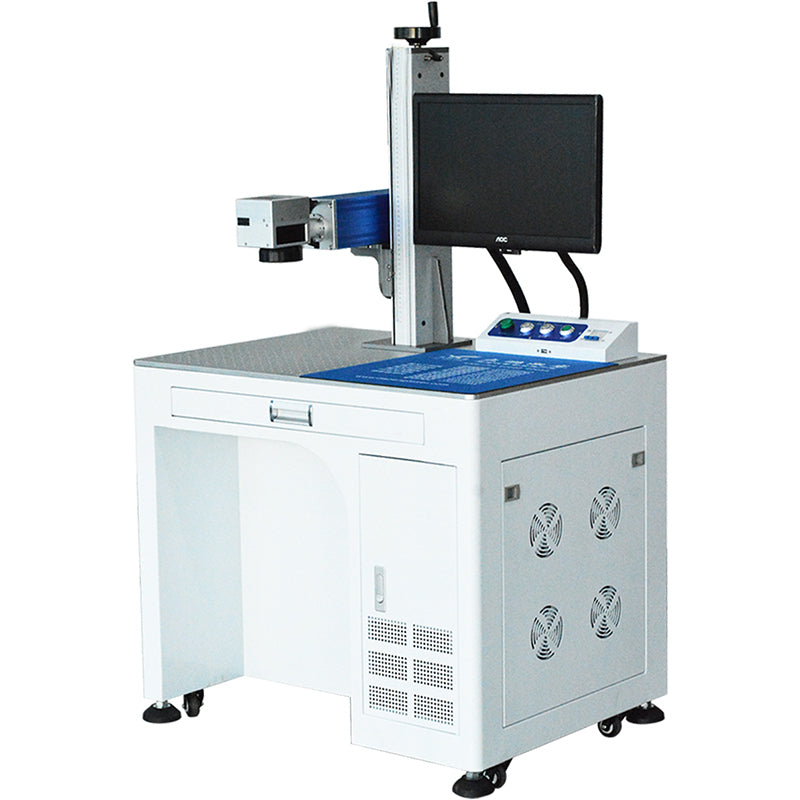Laserbeschriftungsanlage mit Maschinentisch