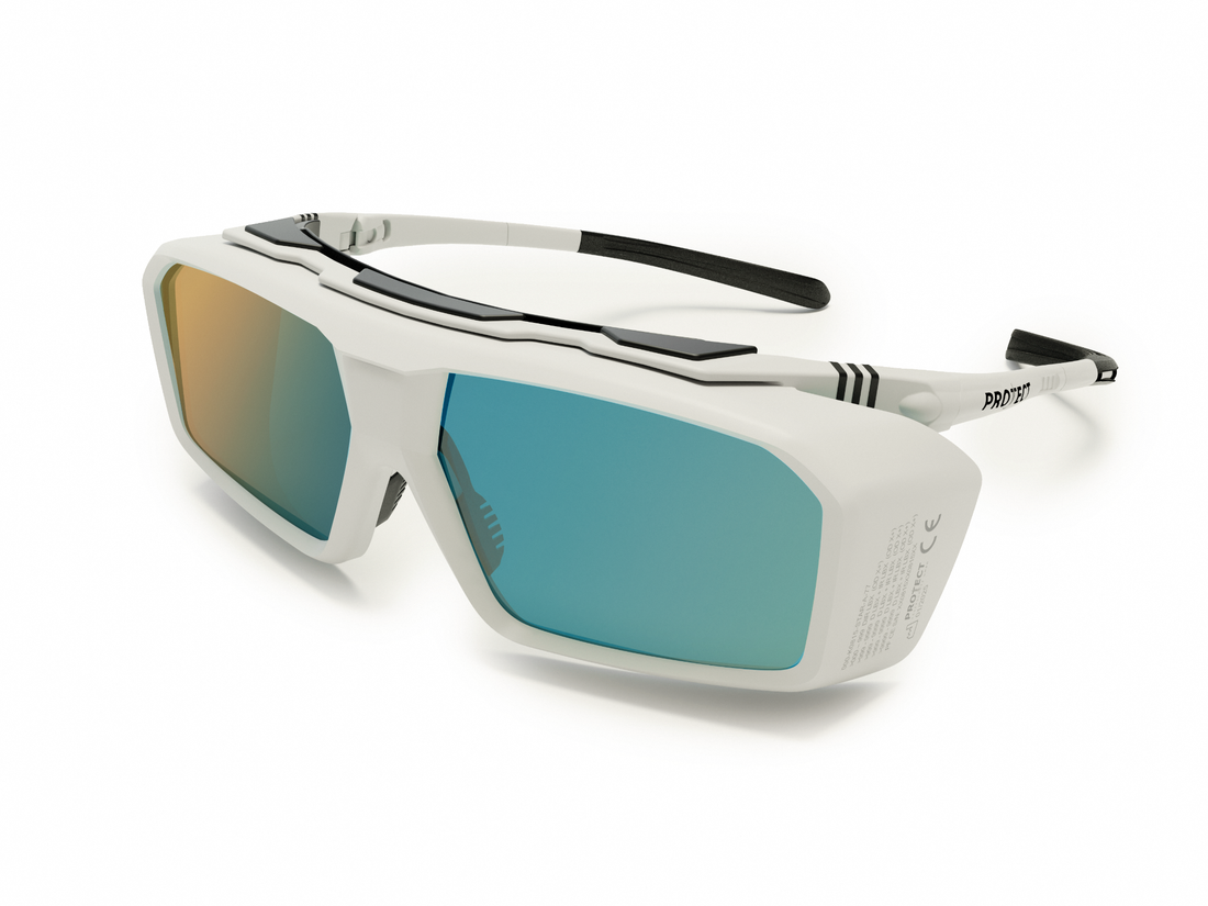 Laserschutzbrille Filter 0409 – EN 207 (STARLIGHT Plus, weiß)
