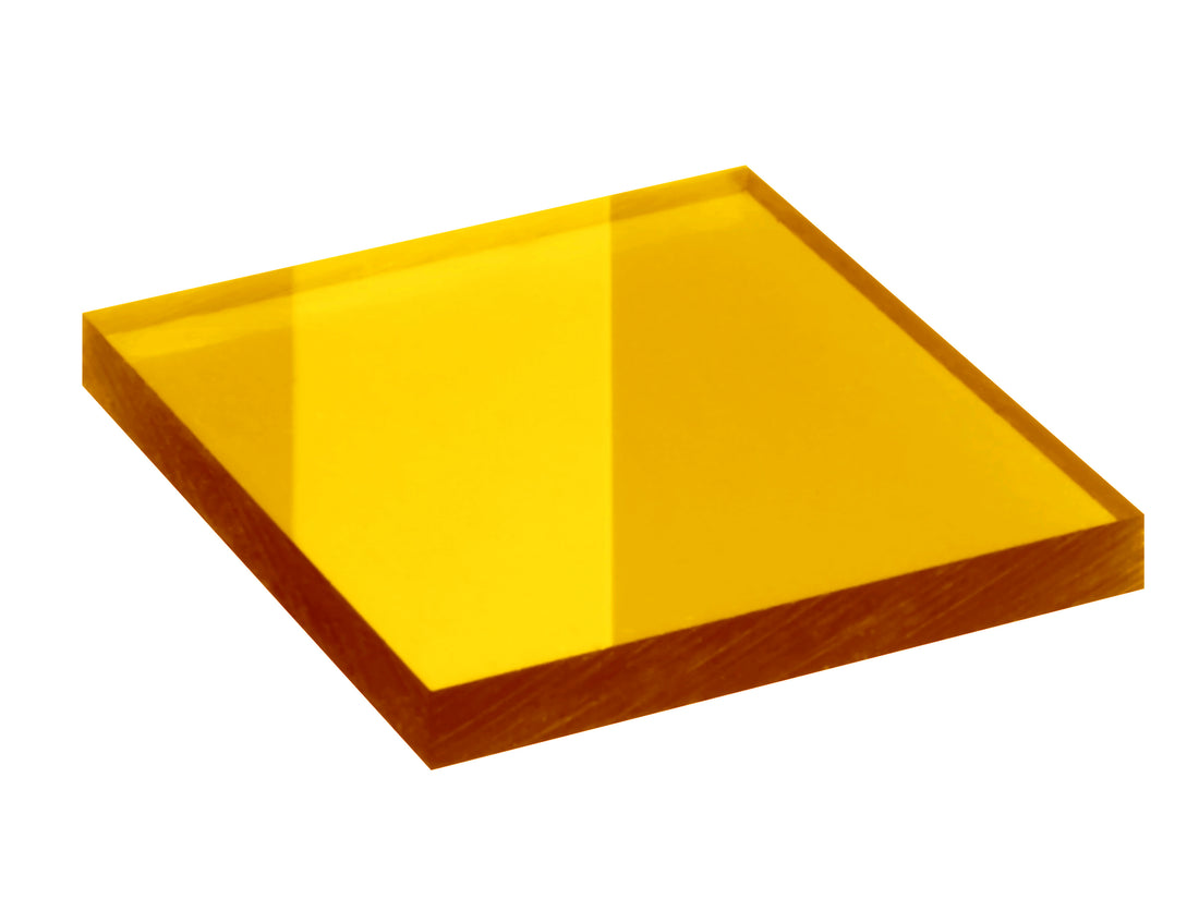 Laserschutzfenster Filter 0446 – Spezialkunststoff gelb – EN 12254