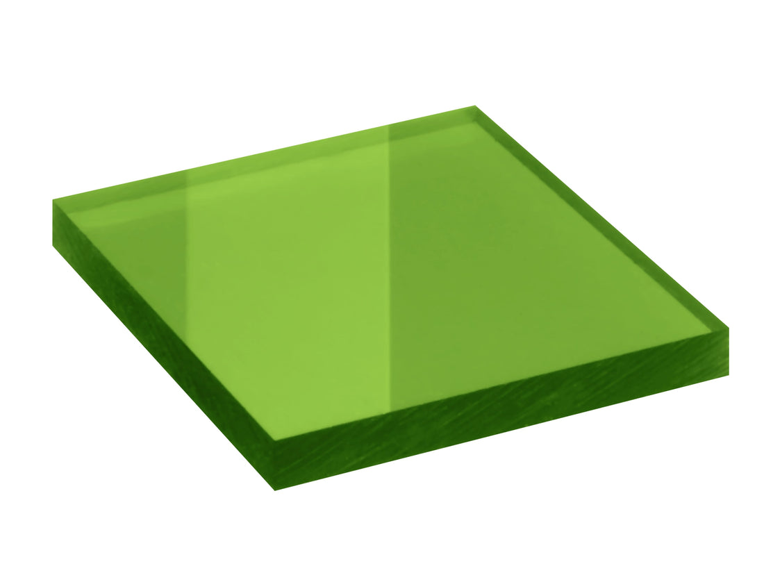 Laserschutzfenster Filter 0435 – Spezialkunststoff grün 3,2 mm – EN 12254
