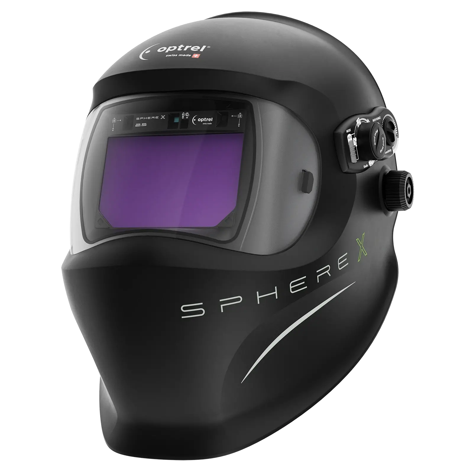 optrel sphere X 2.5 schwarz - Schweißhelm