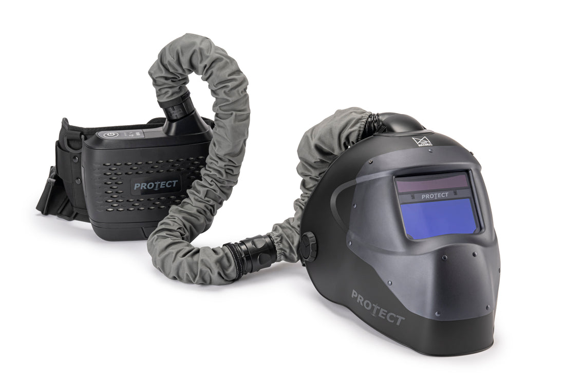 Laser-Schweißhelm MAXIMUS TROOPER AIR (PAPR) – EN 207 / ISO 16321