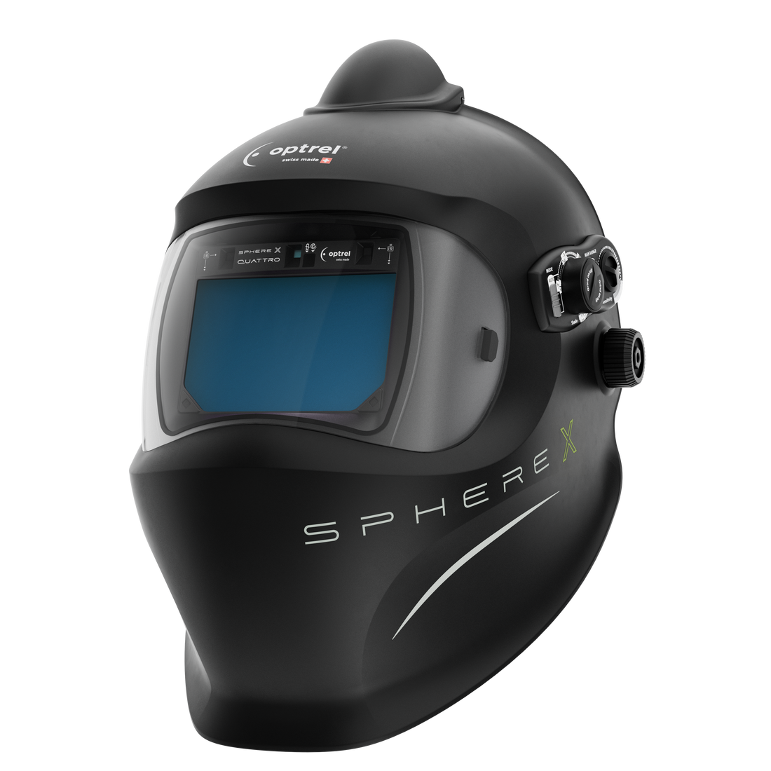 optrel sphere X quattro pure air schwarz - Frischluftschweißhelm (e3000X)