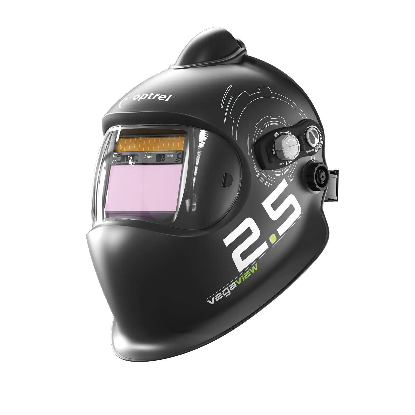 optrel vegaview2.5 schwarz - Frischluftschweißhelm (e3000/X)