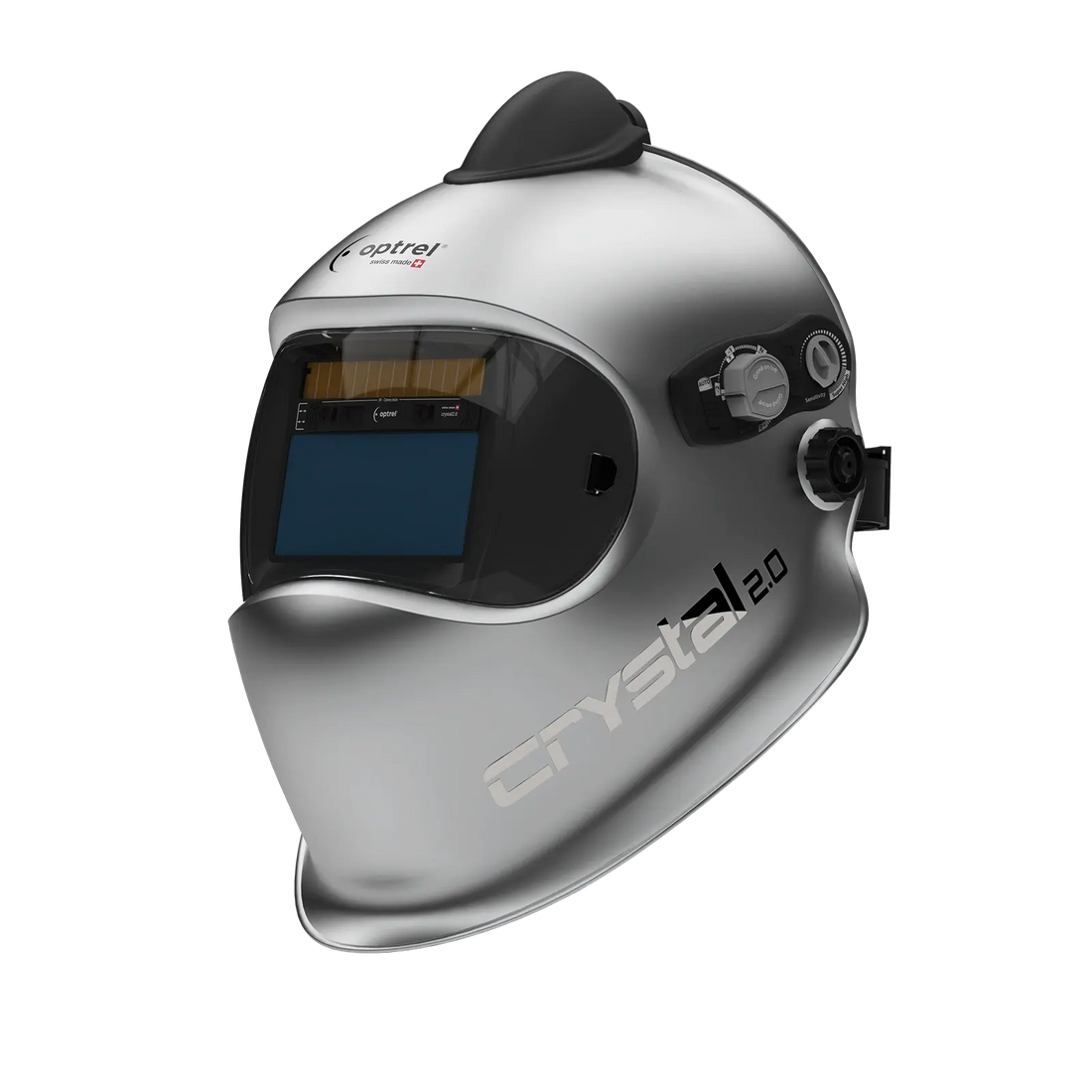 optrel crystal2.0 silber - Frischluftschweißhelm (e3000/X)