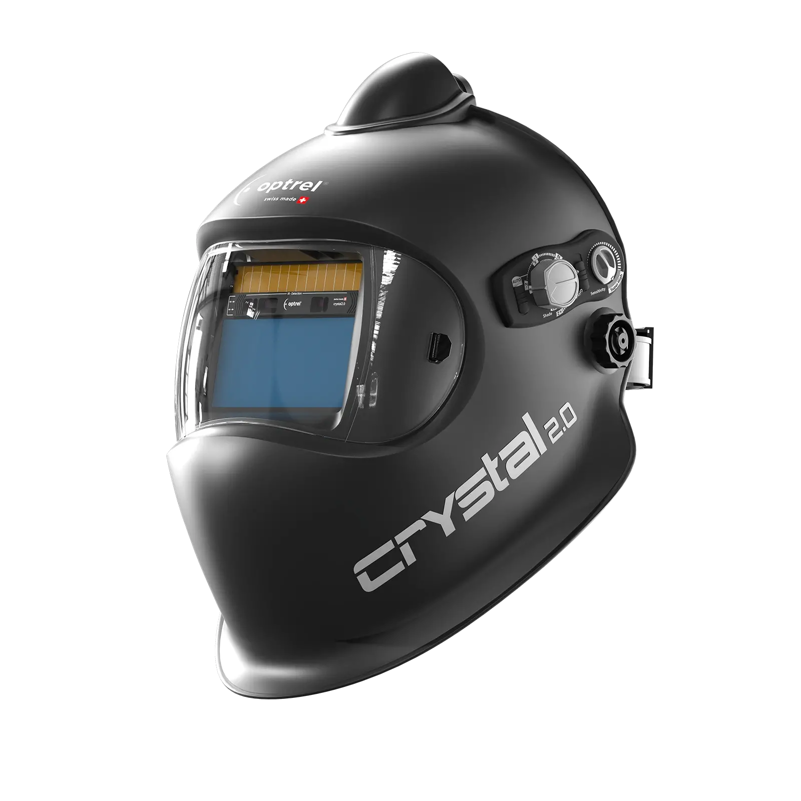 optrel crystal2.0 schwarz - Frischluftschweißhelm (e3000/X)