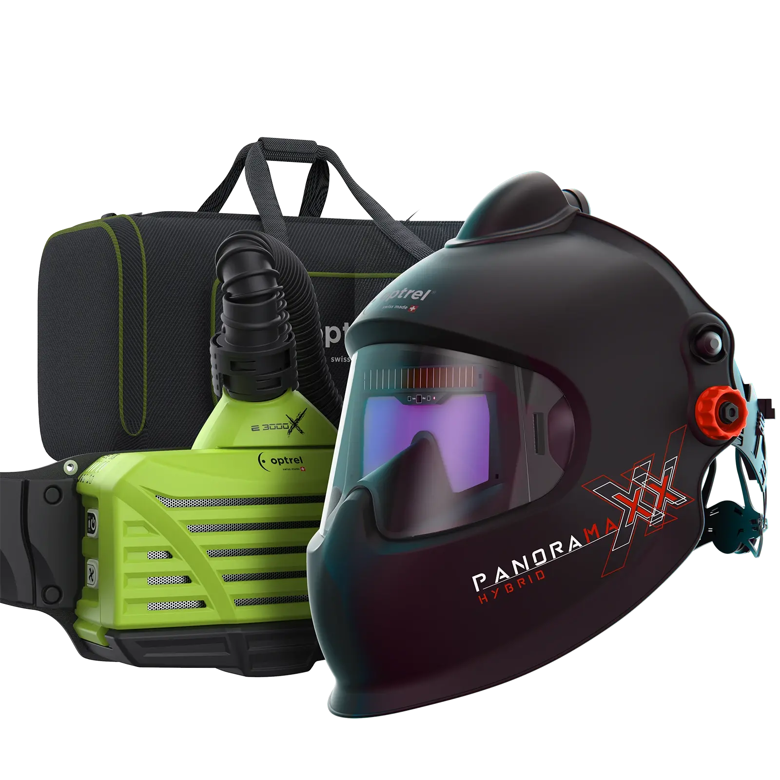 optrel Ready-to-Weld Set panoramaxx pure air hybrid + e3000X