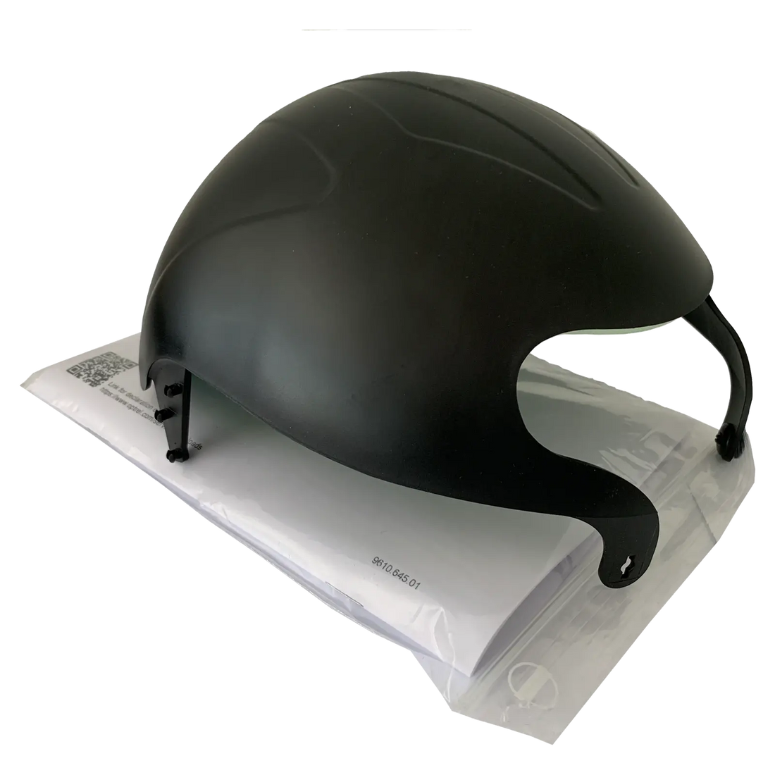 optrel Bumpcap, Anstoßschutz schwarz zum Befestigen am optrel Komfortkopfband