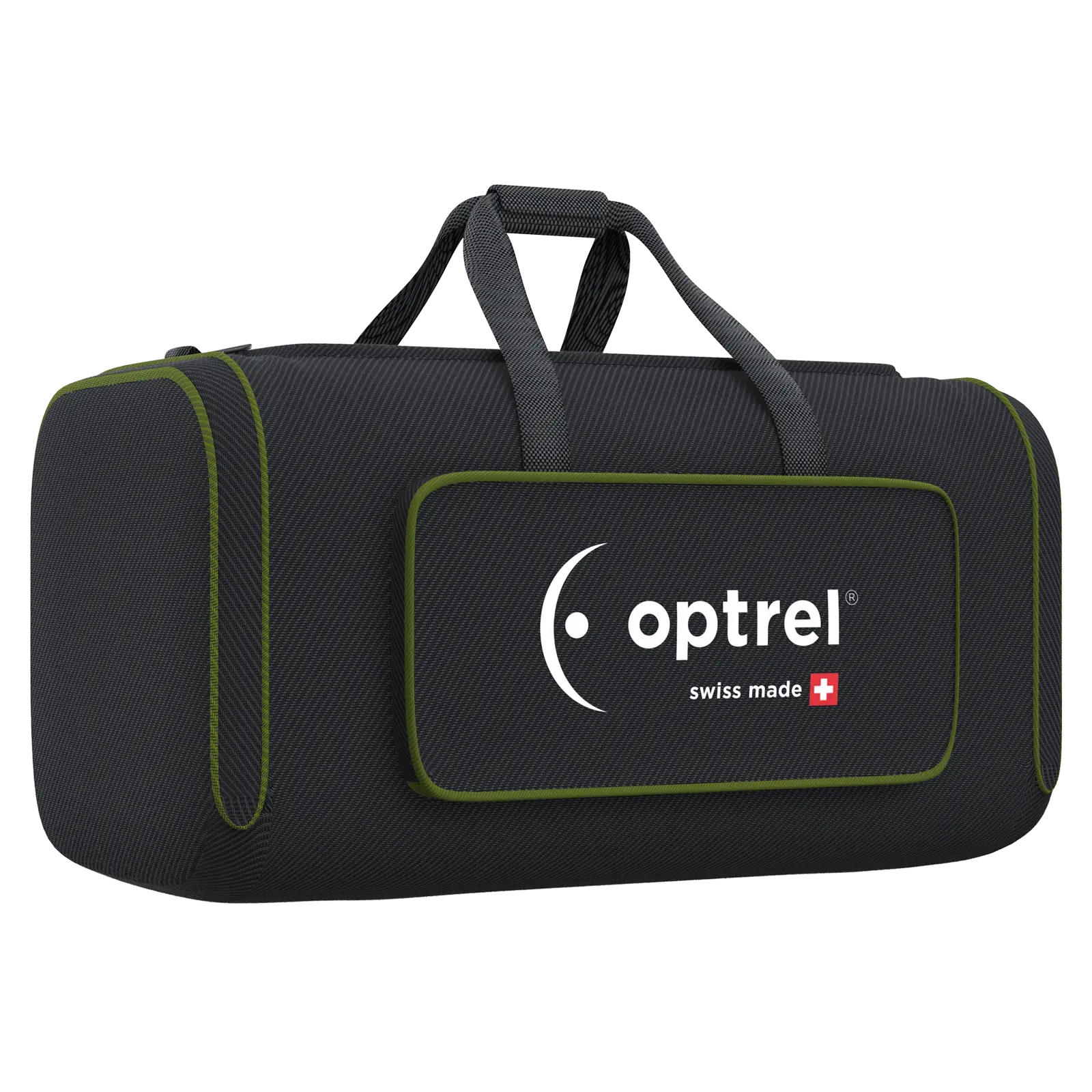 optrel Tasche e3000/X schwarz/grün mit optrel Logo