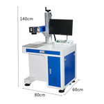 Laserbeschriftungsanlage 20 Watt mit Maschinentisch und Maxphotonics X Series oder Raycus QS