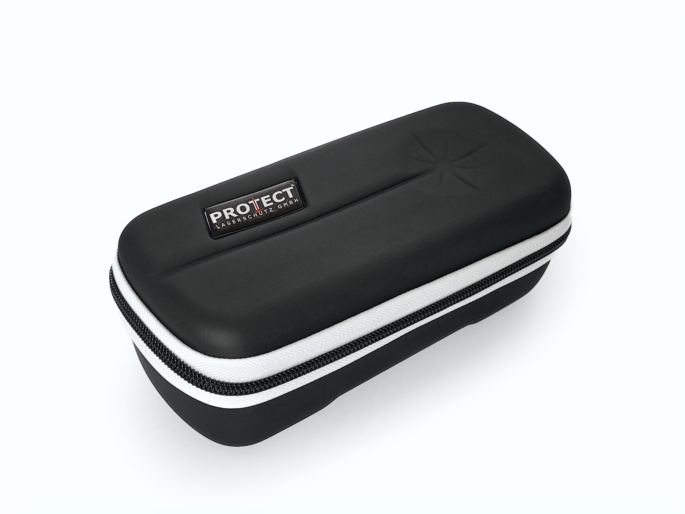 Klappetui mit PROTECT-Logo