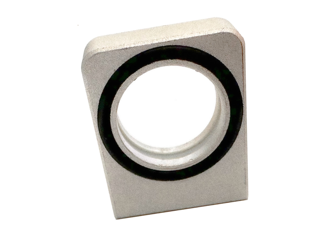 Schutzglas im hochwertigen Alu-Adapter Schweißlaser STR Serie