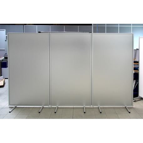 Laserschutz-Stellwand PEGASUS – 3 Module 3800 × 2200 mm