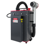 FlexClean Backpack MOPA-Laserreiniger – Frontansicht mit Reinigungskopf