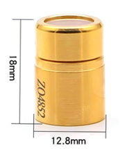 Schutzkappe für BWT Faserlaser – D13 × H18 mm