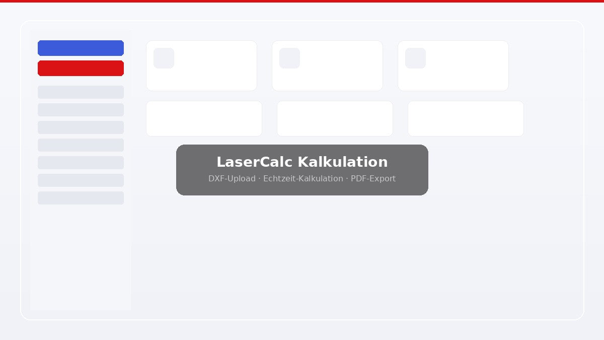 LaserCalc Kalkulation
