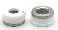 Ceramic Body / Isolator für EC & OPHIT Laserschneidköpfe (D17,5 × H8,7 × M9)