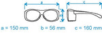 Laserschutzbrille Filter 0238