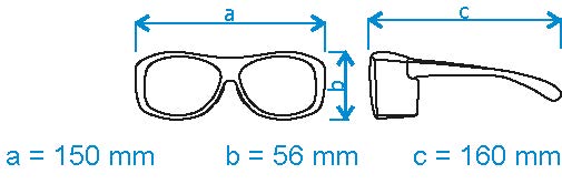 Laserschutzbrille Filter 0238