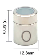 Schutzkappe für Reci Faserlaser – D12,8 × H16,6 mm
