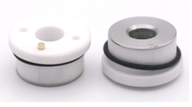 Ceramic Body / Isolator für WSX Laserschneidköpfe (D24 × H12 × M8) - beam.deals