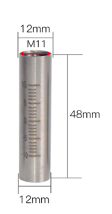Scale Tube für Laserschweißen – Modell WSX (H48 × M11)